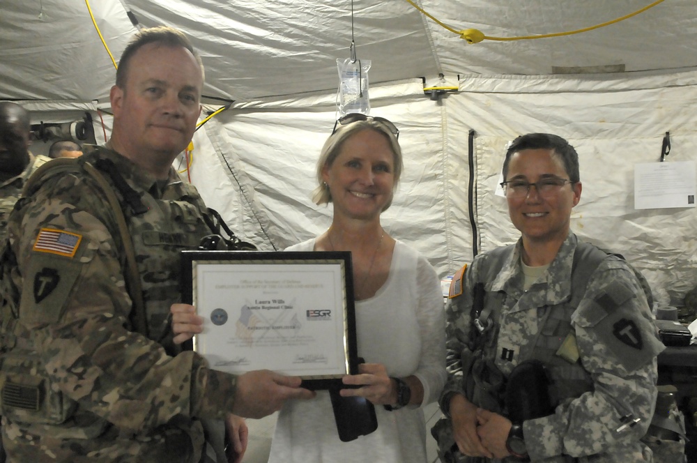 Employer Receives Award for Their Support to National Guard Employees