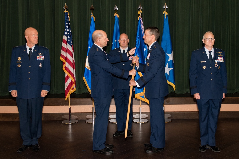 24th AF changes command, commander during ceremony