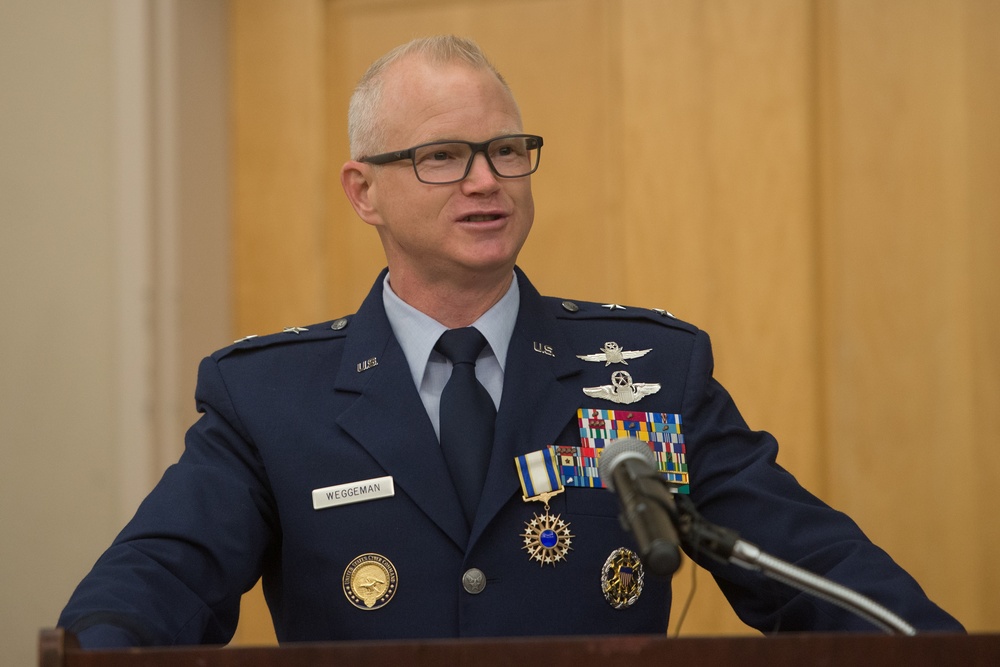 24th AF changes command, commander during ceremony