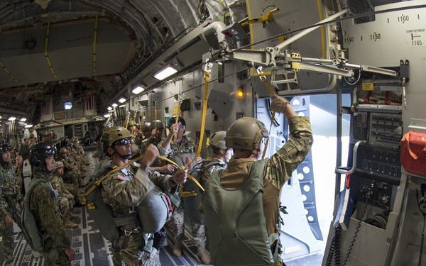 Special Operations Command Pacific and Multi-National SOF members conduct Airborne Training during RIMPAC 2018