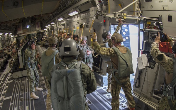 Special Operations Command Pacific and Multi-National SOF members conduct Airborne Training during RIMPAC 2018