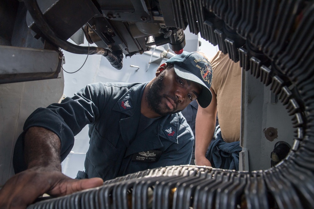 DVIDS - Images - USS Jason Dunham (DDG 109) Weapons Maintenance [Image ...