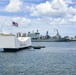View of USS Arizona Memorial from Ford Island
