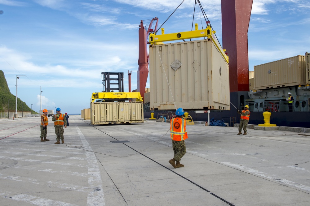 NCHB 1 Conducts Cargo Handling Operations