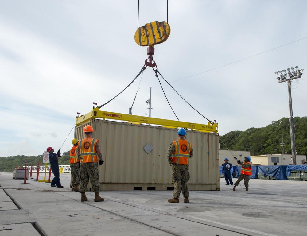 NCHB 1 Conducts Cargo Handling Operations