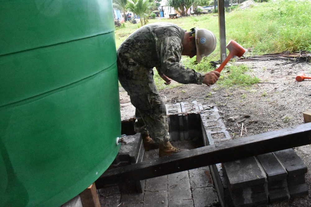 Naval Mobile Construction Battalion (NMCB) 11 Construction Civic Action Detail Marshall Islands June 29th 2018