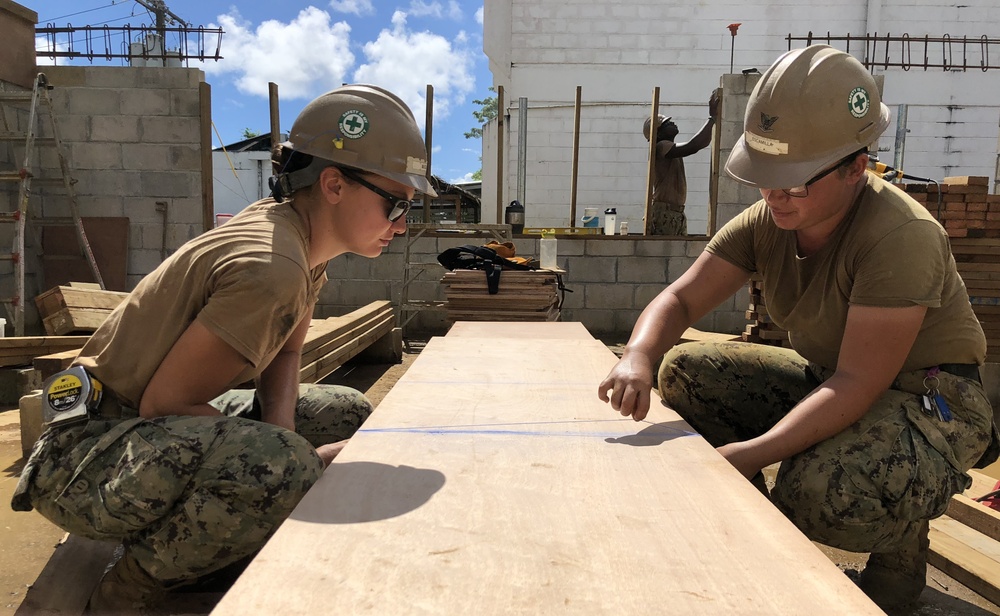 Naval Mobile Construction Battalion (NMCB) 11 Construction Civic Action Detail Federated States of Micronesia June 29th 2018