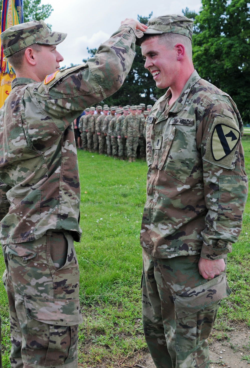 2-5 Cav Promotes Leader to First Lieutenant