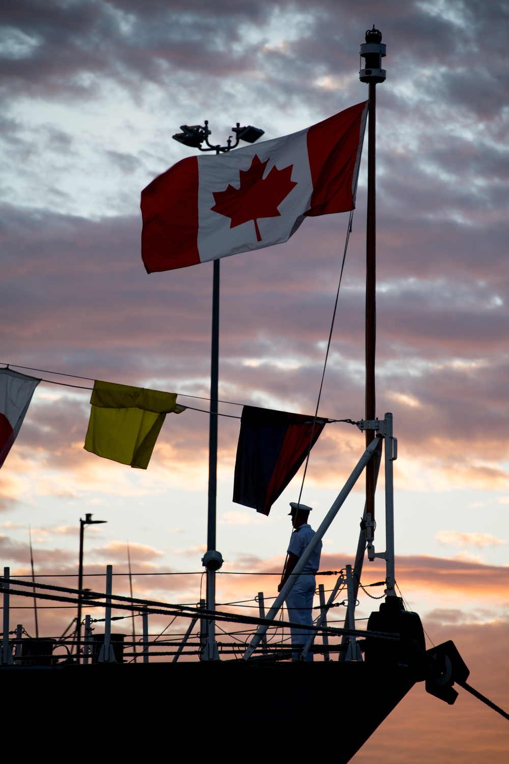 Canada Day reception in HMCS Vancouver and Ottawa in Pearl Harbor during RIMPAC 2018.