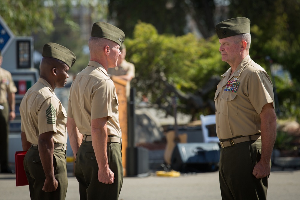 1st Marine Division: Col Dowling Retirement Ceremony