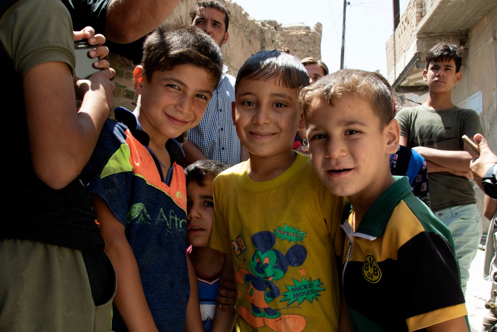 Children in West Mosul