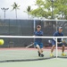 Sailors assigned to INS Sahyadri and ROKS Yulgok Yi compete in Tennis Tournament