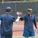 Sailors assigned to INS Sahyadri and ROKS Yulgok Yi compete in Tennis Tournament