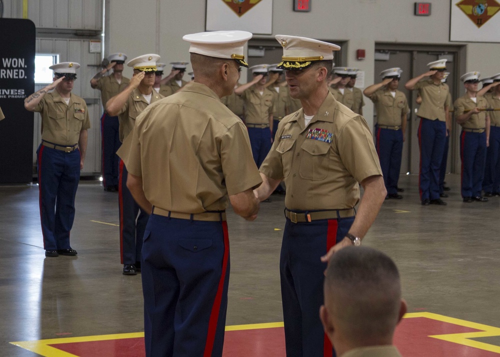 6th Marine Corps District Change of Command