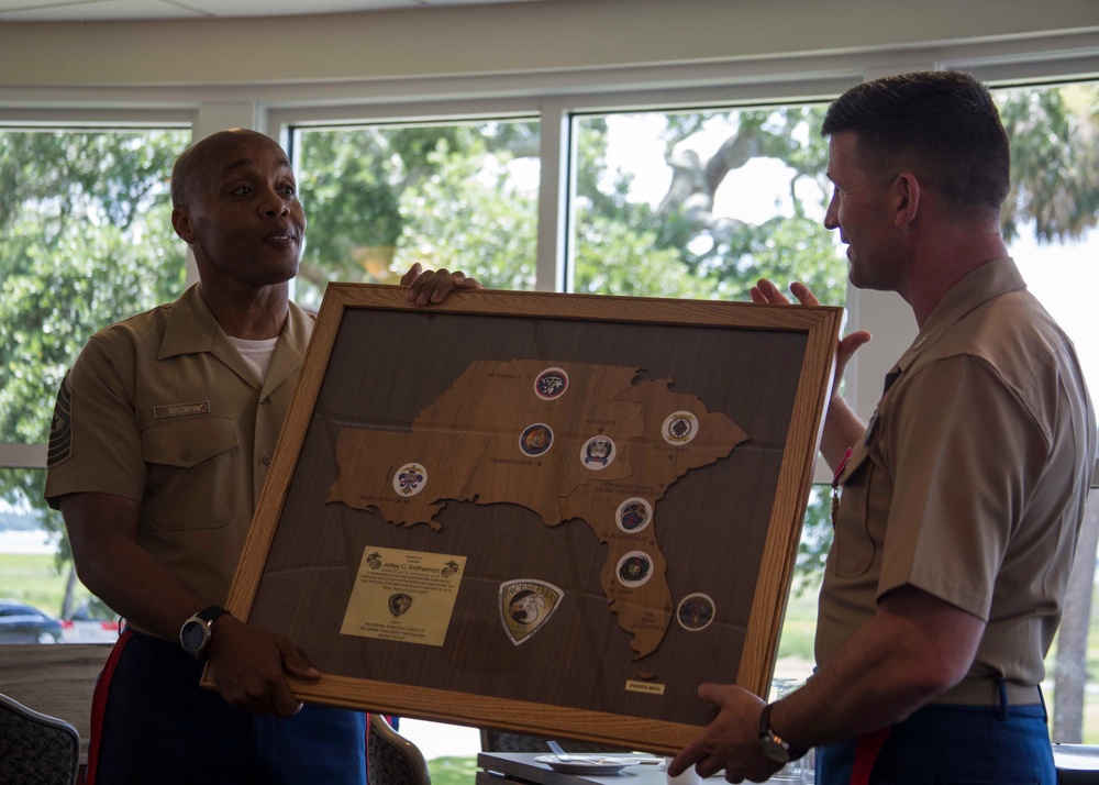 6th Marine Corps District Change of Command