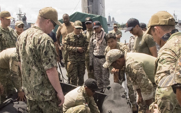 Multi-National SOF Teams Practice Small-boat Deployment during RIMPAC 2018