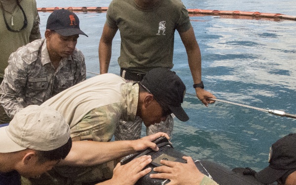 Multi-National SOF Teams Practice Small-boat Deployment during RIMPAC 2018