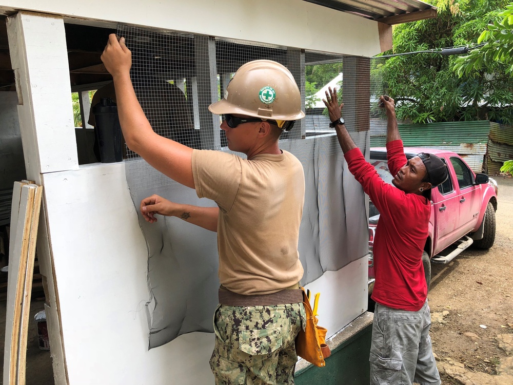Seabees Build Educational Infrastructure in Micronesia