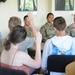 21st TSC Soldiers share experiences with German students in Brandenberg