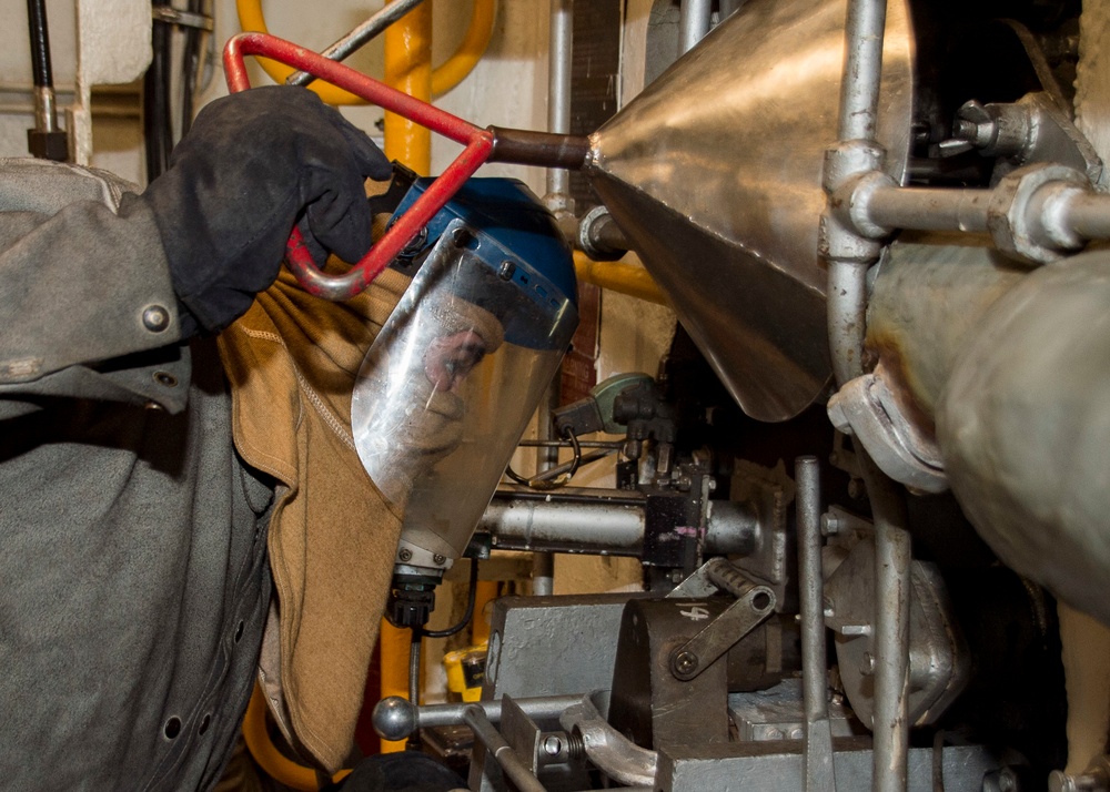 USS Bonhomme Richard Lights-off Boiler