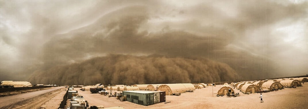 U.S. Air Force weather team preps for sand storms at Nigerien Air Base 201