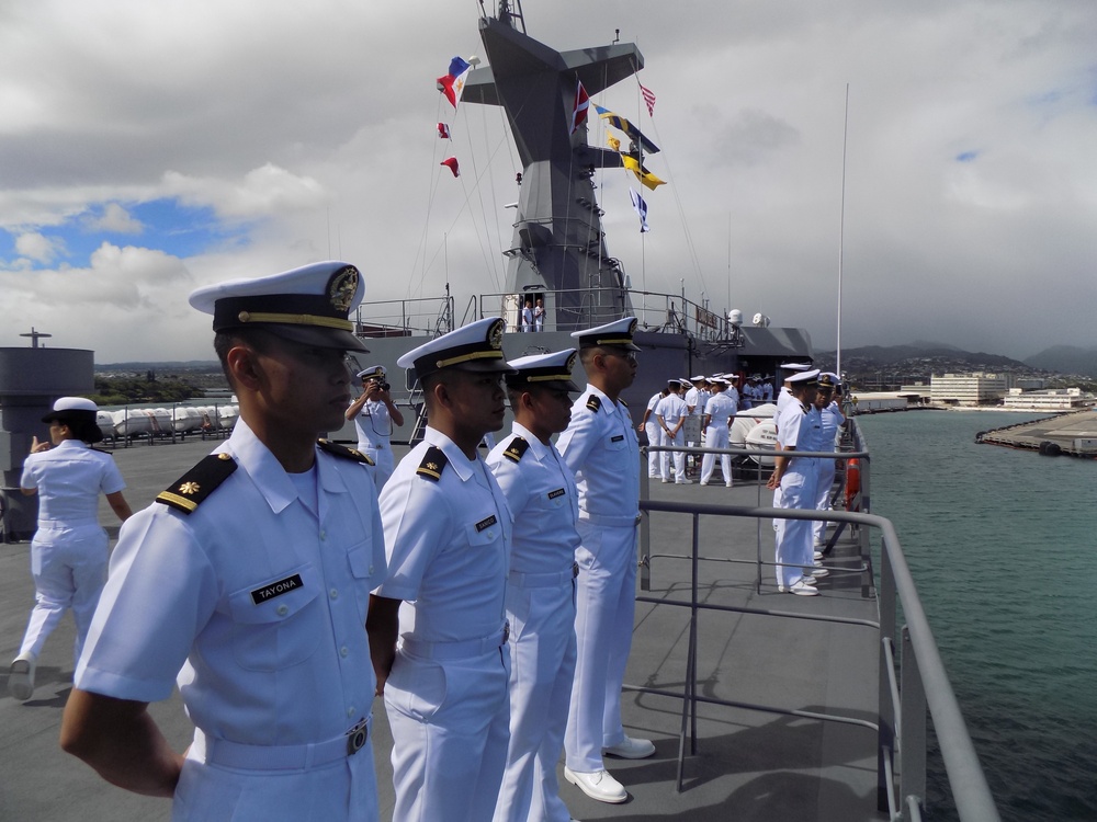 BRP Davao Del Sur (LD602) Arrived in Hawaii in preparation for RIMPAC 2018