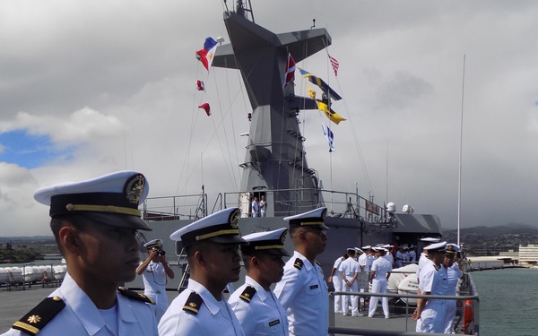 BRP Davao Del Sur (LD602) Arrived in Hawaii in preparation for RIMPAC 2018