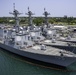 U.S. and international ships moored for RIMPAC 2018