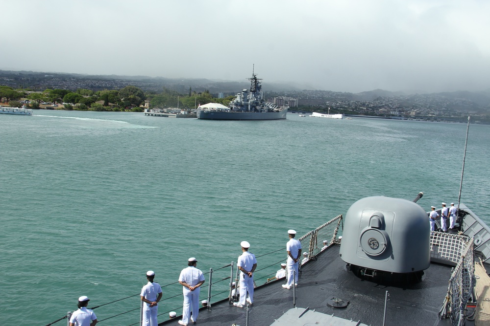 BRP Andres Bonifacio (FF17) enters Pearl Harbor in preparation for RIMPAC 2018