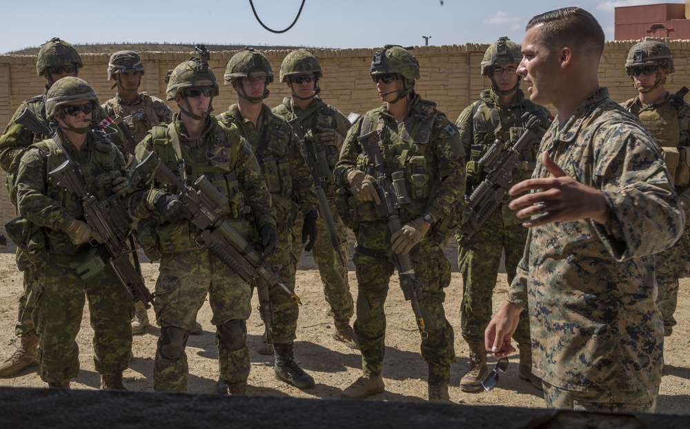 RIMPAC participants clear targets in combat town