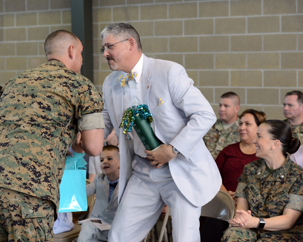 Inspector-Instructor, Combat Logistics Battalion 23 Change of Command and Retirement Ceremony