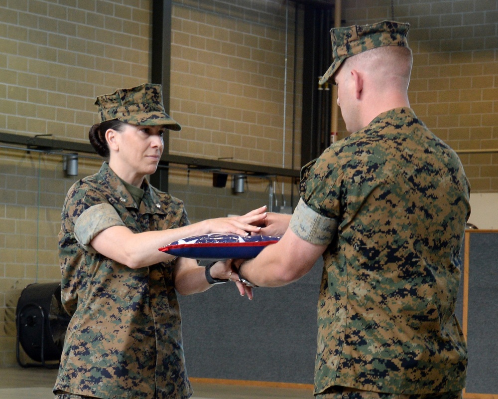 Inspector-Instructor, Combat Logistics Battalion 23 Change of Command and Retirement Ceremony