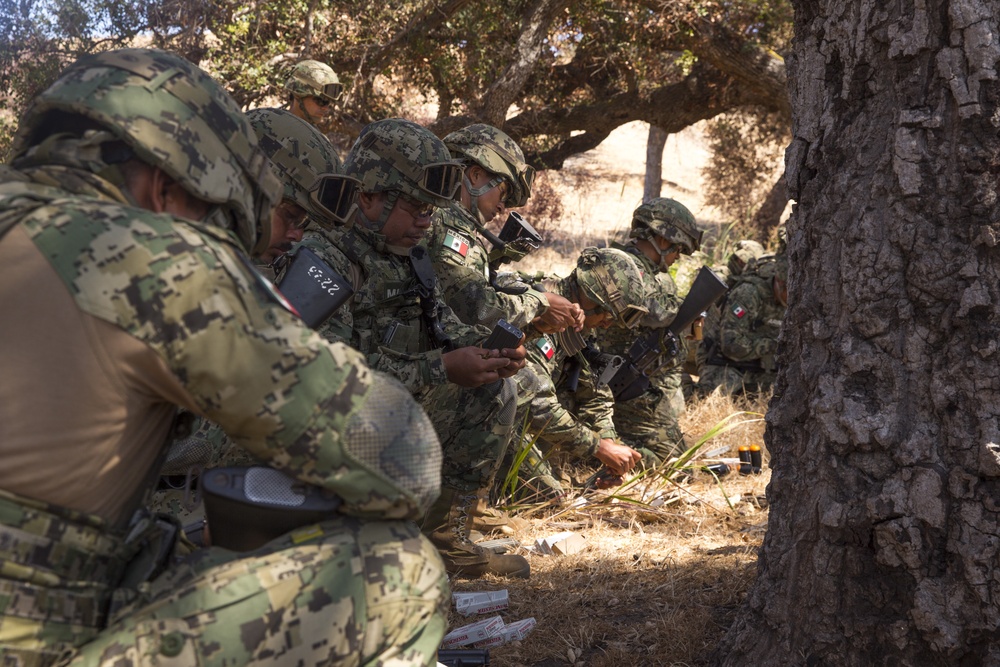 Mexican marines take on ranges during RIMPAC