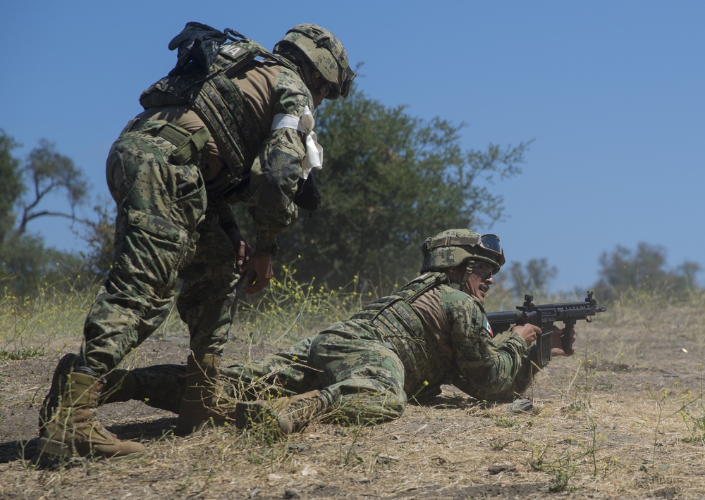 Mexican marines take on ranges during RIMPAC