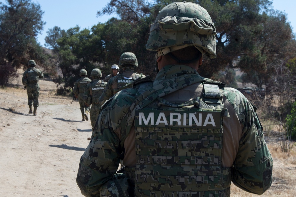 Mexican marines take on ranges during RIMPAC