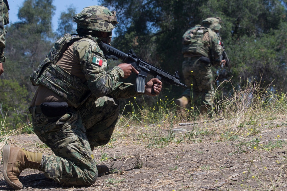 Mexican marines take on ranges during RIMPAC