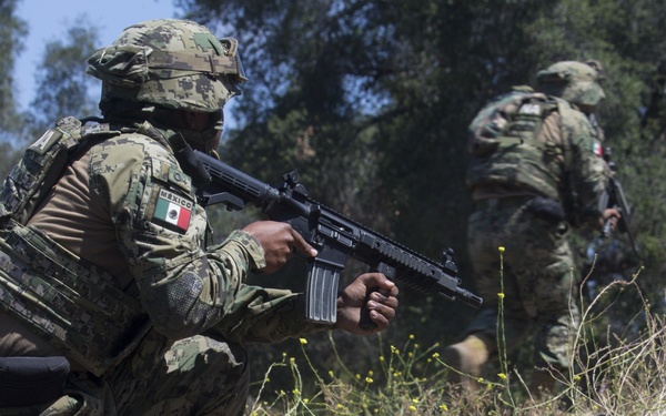 Mexican marines take on ranges during RIMPAC