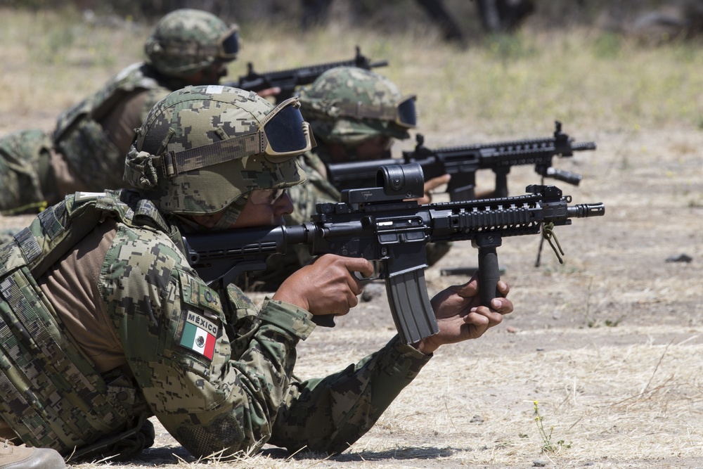 Mexican marines take on ranges during RIMPAC