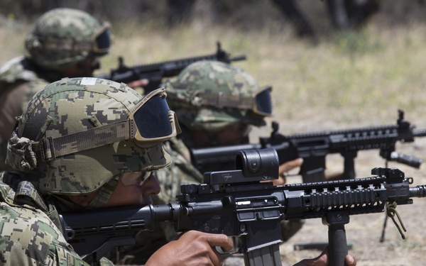 Mexican marines take on ranges during RIMPAC