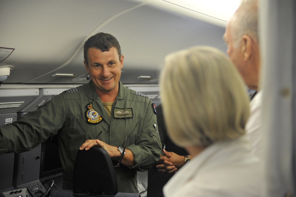 Australian Ambassador Tours US P8 during RIMPAC