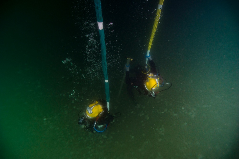 Underwater Recovery Team Searches for MIAs in Vietnam