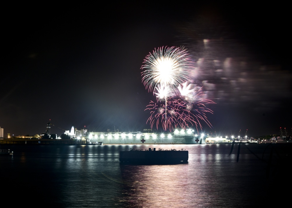 Fourth of July Fireworks Display at JBPHH