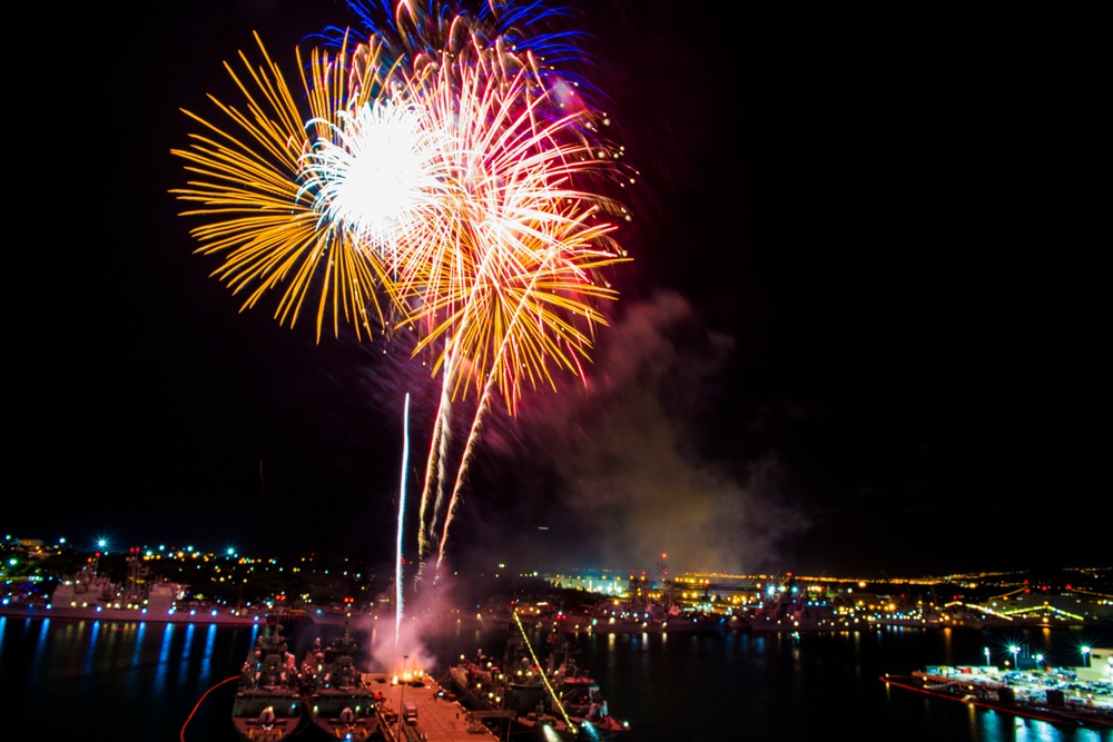 Fourth of July Fireworks Display at JBPHH