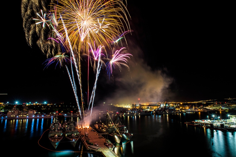 Fourth of July Fireworks Display at JBPHH