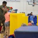 Marines and Sailors with SPMAGTF-CR-AF LCE 18.2 participate in Nerf Gun Battle