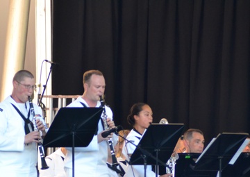 Wind Ensemble performs during 4th of July Celebration