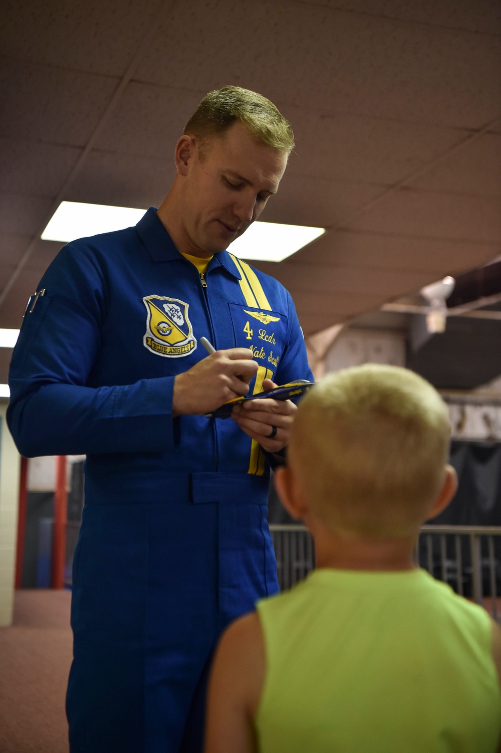 Blue Angels Speak to Traverse City Children