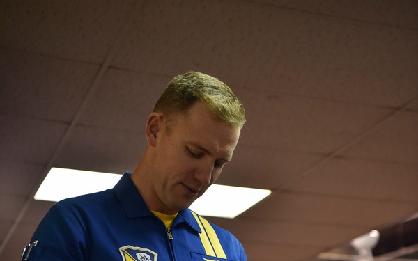 Blue Angels Speak to Traverse City Children