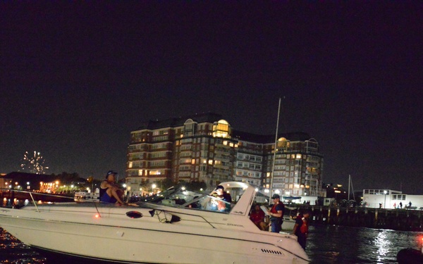 Coast Guard conducts safety, BUI patrols during Independence Day celebration on Boston Harbor