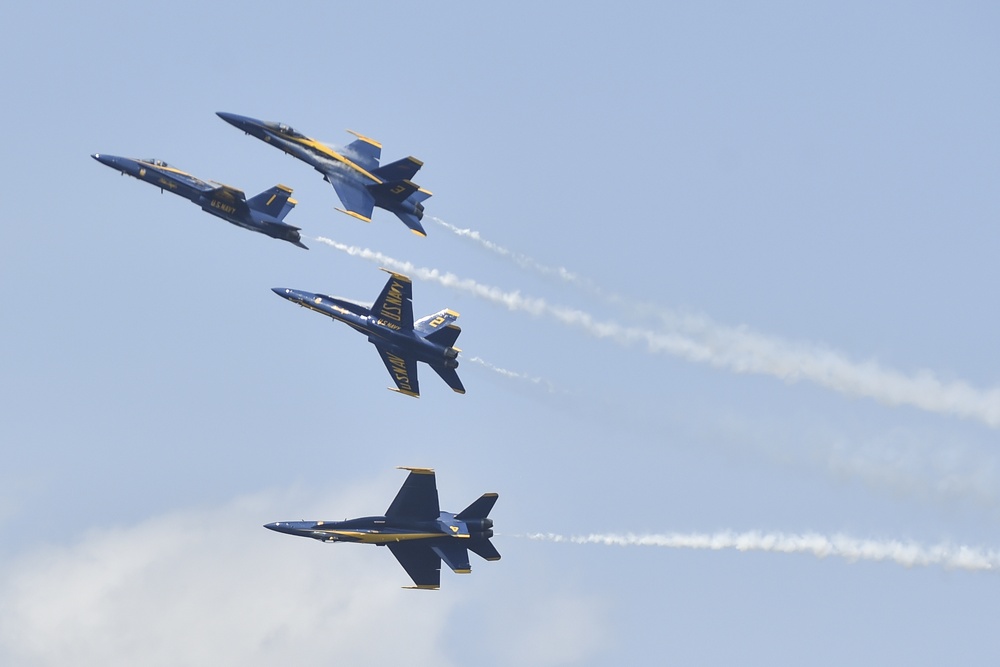 Blue Angels Fly Over Traverse City